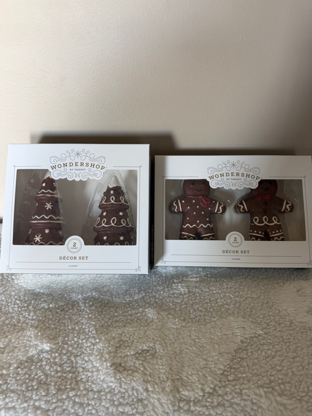 Wondershop Holiday Christmas Tree Decor Gingerbread Man & Tree NEW!